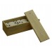 Dbl 6 Natural Finish Wooden Box (Dominoes not included)